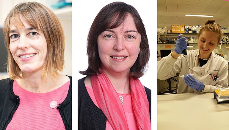 Dr charlotte Coles, Violet Warick and Kate Makin